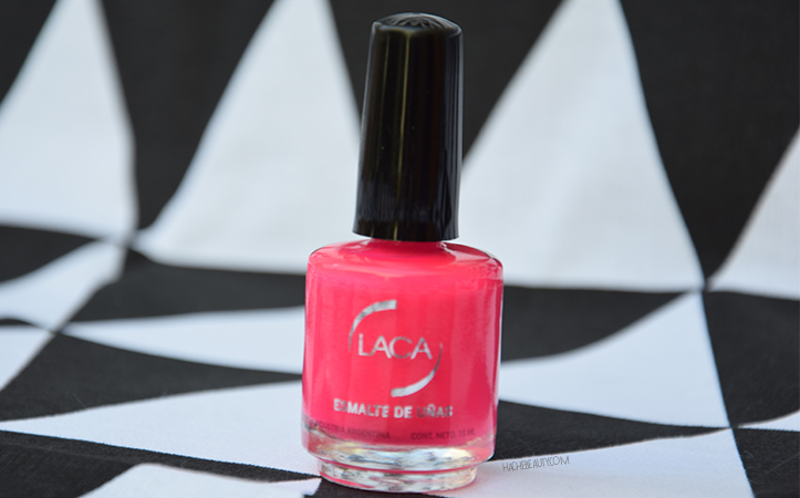 esmaltes laca rosa fluo