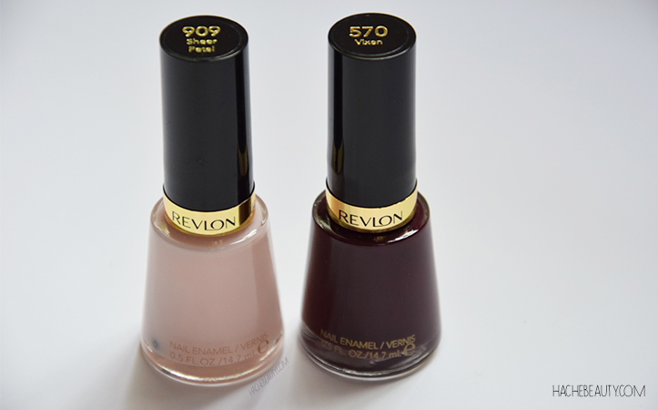 vixen y sheer petal esmaltes revlon 5